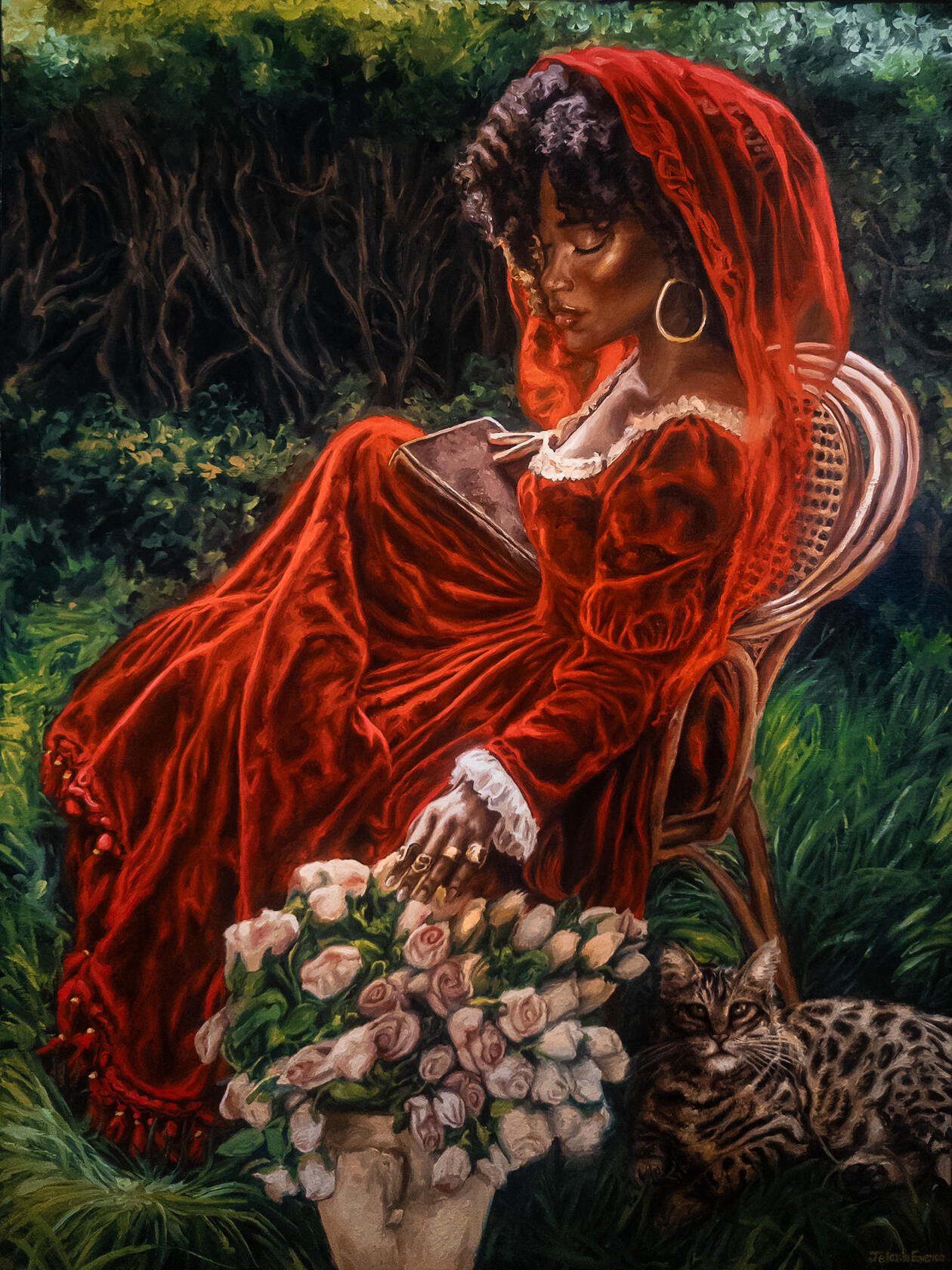 Afternoon in Her Garden